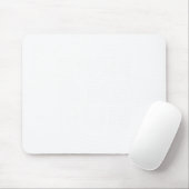 Triathlon design White op zwart Muismat (Met muis)