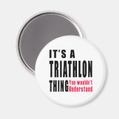 Triathlon Ding Design Magneet (Voorkant / Achterkant)