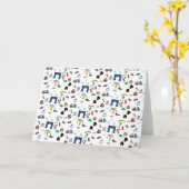 Triathlon Doodles Kaart (Gele Bloem)