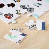 Triathlon Doodles Legpuzzel (Zijkant)