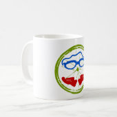 Triathlon Face Koffiemok (Voorkant links)