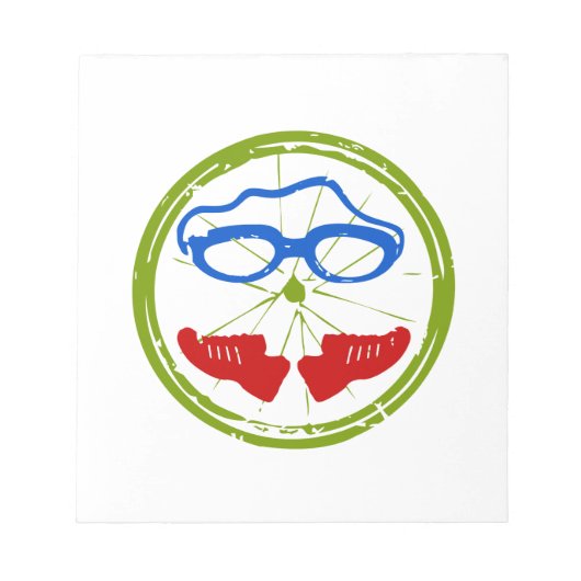 Triathlon Face Notitieblok (Voorkant)