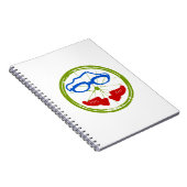 Triathlon Face Notitieboek (Rechterzijde)