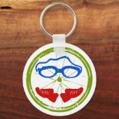 Triathlon Face Sleutelhanger (Voorkant)