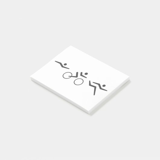 Triathlon-fiets Post-it® Notes (Schuin)