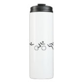 Triathlon-fiets Thermosbeker (Voorkant)
