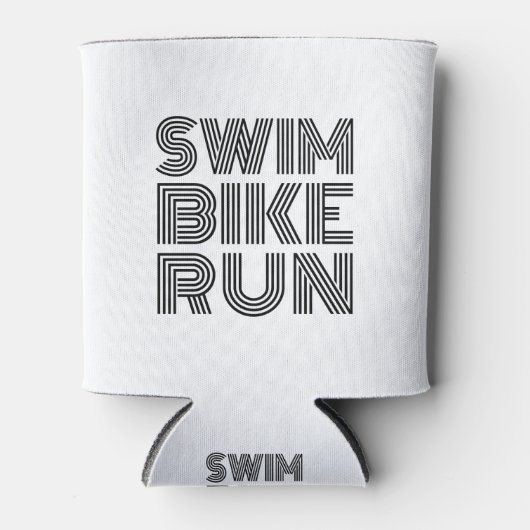 Triathlon-fietsontwerp Blikjeskoeler (Voorkant)