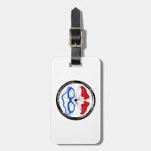 Triathlon Freak logo Bagagelabel (Voorkant verticaal)