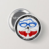 Triathlon Freak logo Ronde Button 5,7 Cm (Voorkant /achterkant)