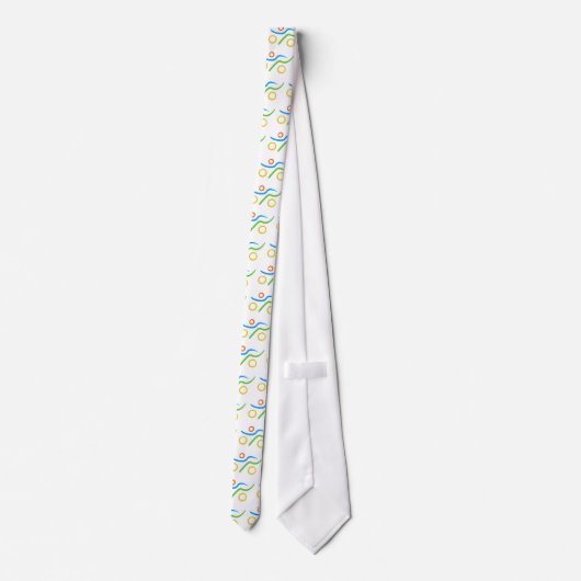 Triathlon Freak logo Stropdas (Achterkant)