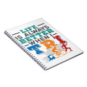 Triathlon Funny Life is altijd beter als ik tri Notitieboek (Rechterzijde)