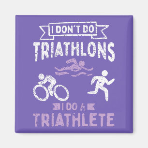 Triathlon Funny Magneet