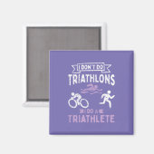 Triathlon Funny Magneet (Voorkant / Achterkant)