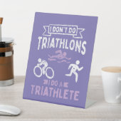Triathlon Funny Reclamebord Met Voetstuk (Insitu)