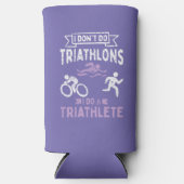 Triathlon Funny Seltzer Blikjeskoeler (Voorkant)