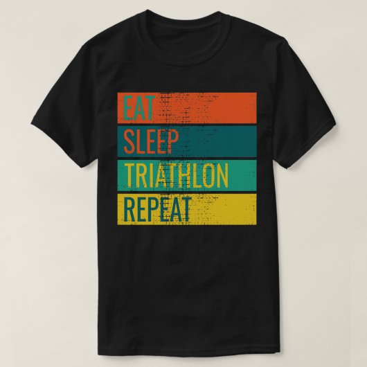 Triathlon Funny T-shirt (Design voorkant)