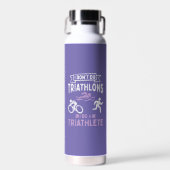 Triathlon Funny Waterfles (Voorkant)