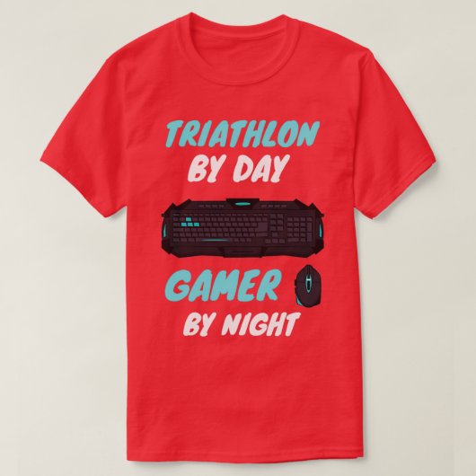Triathlon Gamer T-shirt (Design voorkant)