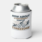 Triathlon Grappig Verschillende Soort Trio Blikjeskoeler (Blikje Voorkant)