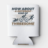 Triathlon Grappig Verschillende Soort Trio Blikjeskoeler (Achterkant)