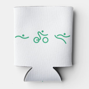Triathlon Green logo Blikjeskoeler
