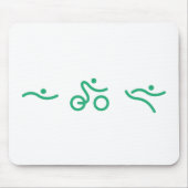 Triathlon Green logo Muismat (Voorkant)