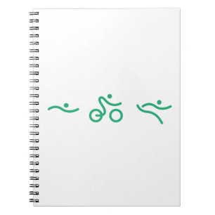 Triathlon Green logo Notitieboek