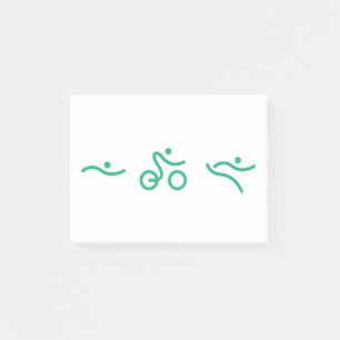 Triathlon Green logo Post-it® Notes