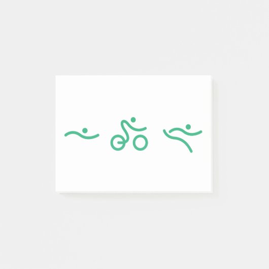 Triathlon Green logo Post-it® Notes (Voorkant)
