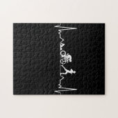 Triathlon Heartbeat Legpuzzel (Horizontaal)