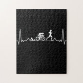 Triathlon Heartbeat Legpuzzel (Verticaal)