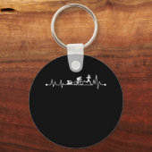 TRIATHLON HEARTBEAT T SHIRT SLEUTELHANGER (Voorkant)