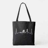Triathlon Heartbeat Tote Bag (Achterkant)