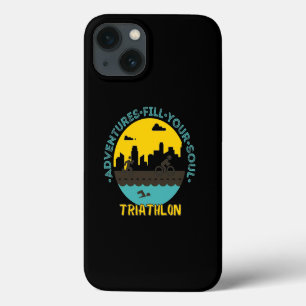 Triathlon. Het avontuur vult je ziel Case-Mate iPhone Case