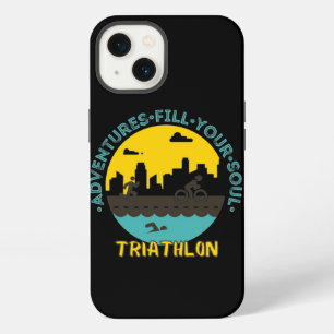 Triathlon. Het avontuur vult je ziel iPhone 13 Hoesje