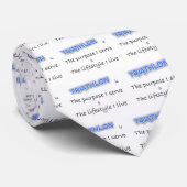 TRIATHLON - Het doel dat ik bedien Stropdas (Opgerold)