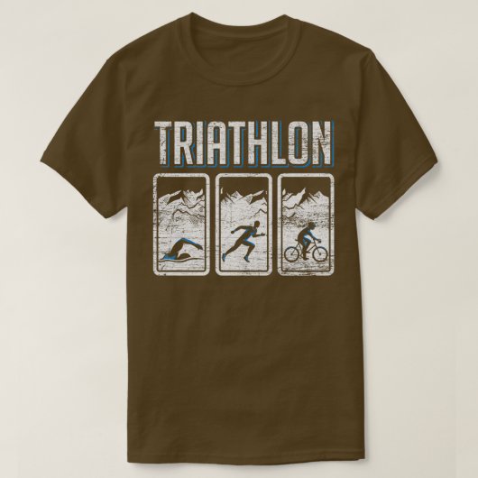 Triathlon hobby 1 t-shirt (Design voorkant)