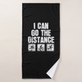 Triathlon I Can Go The Distance Badhanddoek (Badhanddoek)