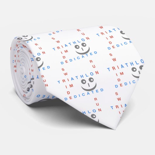Triathlon, ik ben speciaal stropdas (Opgerold)