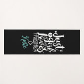 Triathlon Inspirerend "Gewoon een meisje dat van m Yogamat (Voorkant (horizontaal))