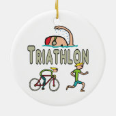 Triathlon Keramisch Ornament (Achterkant)