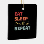 Triathlon Keramisch Ornament (Rechts)