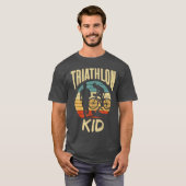 Triathlon Kid Sport Loverriathlete boy T-shirt (Voorkant volledig)