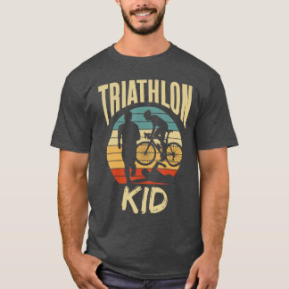 Triathlon Kind Sportliefhebberriatleet jongen T-shirt