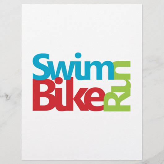 Triathlon, koel en uniek ontwerp (Voorkant)