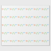 Triathlon, koel en uniek ontwerp cadeaupapier (Vlak)