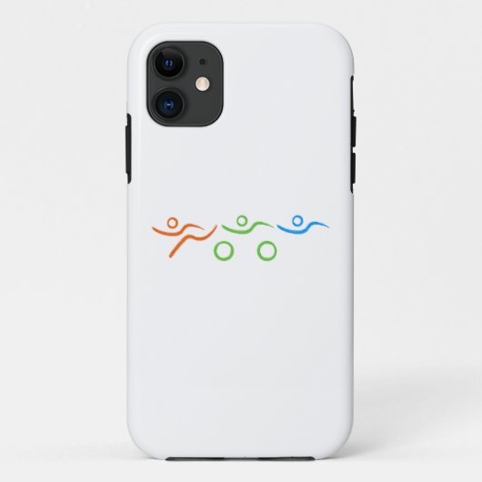 Triathlon, koel en uniek ontwerp Case-Mate iPhone case (Achterkant)