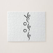Triathlon, koel en uniek ontwerp legpuzzel (Horizontaal)