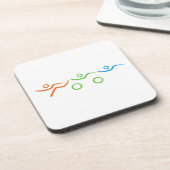 Triathlon, koel en uniek ontwerp onderzetter (Linkerzijde)