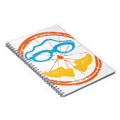 Triathlon leuk design notitieboek (Rechterzijde)